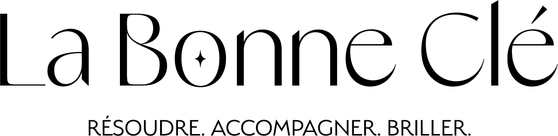 Logo La Bonne clé noir